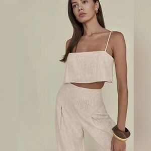 DISSH Linen Crop Top